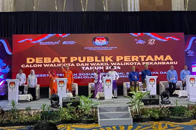 Lima Paslon Pilwako Pekanbaru kembali debat pada 21 November mendatang (foto/int)